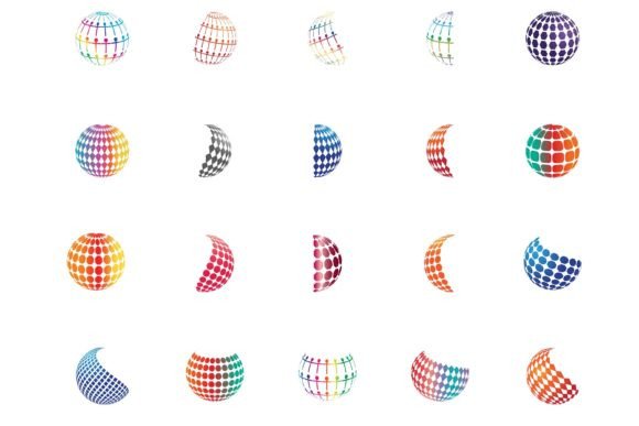 3D Digital Globe Logo Design Icon: A Modern Symbol for Global Business