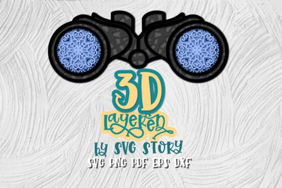 3D Layered Binoculars SVG Design Camp: A Smart Guide for Creators and Crafters