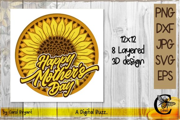3D Layered Motherβs Day Design: A Creative Way to Celebrate with Custom Artwork