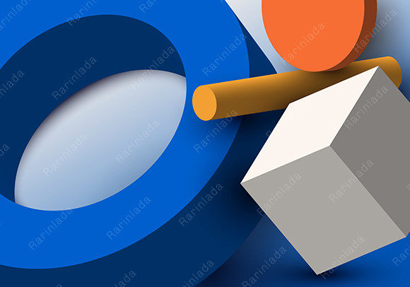 3D Realistic Geometric Decoration Design: A Modern Approach to Visual Creativity
