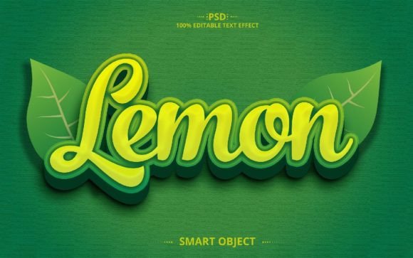 Creating Eye-Catching Designs with the Lemon 3D Green Text Effect