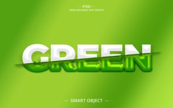 Creating Impact with the Green Cut 3D PSD Text Effect Design
