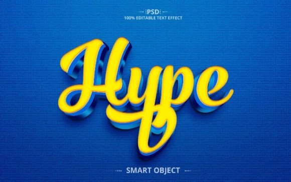 Creating Stunning Visuals with Hype 3D PSD Text Effect Design