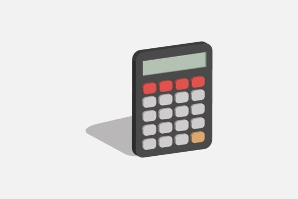 How 3D Illustration of Calculator Design Enhances Finance and Banking Promotion