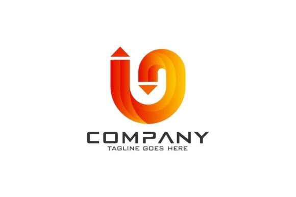 Modern 3D Letter U Logo Design