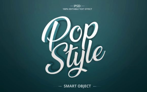Pop Style 3D PSD Text Effect Design: A Strategic Tool for Creative and Professional Success